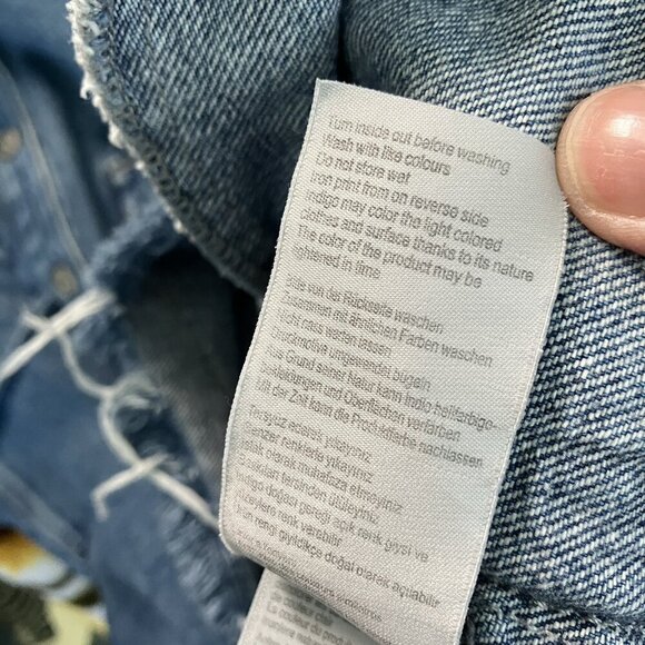 Mavi Jeans Dress Womens Caroline Denim Button Front Shirt Dress Coastal Boho - Picture 11 of 11